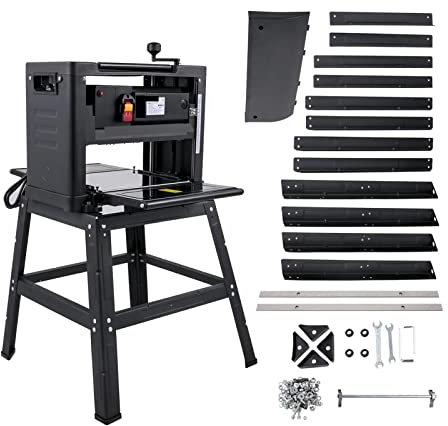 Pialla elettrica, 12/12, 5/13 Pollici di Spessore, con Supporto e Scarico della Polvere, 1800 W, 8000 Giri/min, for Utensili elettrici for la Lavorazione del Legno (Color : 12 inch)
