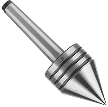 BORDSTRACT MT1 Live Center, 60 Degree Morse Taper Live Tailstock Center for CNC Lathe High Speed Precise Machining | CNC Lathe Tailstock Center | For High Speed Machining, Rotating Work Support, Precision Turning Accessory
