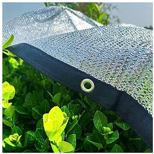 AITAF Aluminium Auvent Marquise Alu Voile D'ombrage Pergola Filet Protection Solaire pour Serre Toile Filet De Protection Solaire Voiture pour Jardin, Balcon, Piscine Et Terrasse (Size : 3x3M)