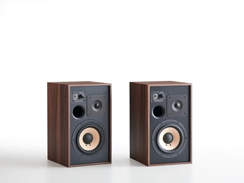 Elipson Enceinte Bibliothèque Heritage XLS 7 - Noyer- 2 Voies - HiFi - 90 W - La Paire