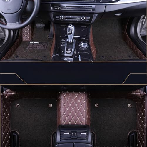 ZSYYDS Automatte für KIA Sorento(5seats) 2015-2020,rutschfeste Auto FußMatten,Autoteppich passend,Wasserfest Autofußmatten-Set,H
