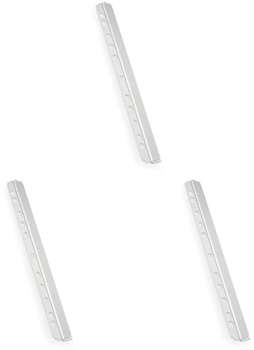 Durable Klemmschiene mit Abheftleiste, für circa 30 Blatt A4, Packung à 8 Stück, transparent, 292919 (Packung mit 3)