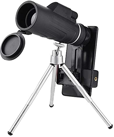Télescope d'observation, randonnée, Exploration, Zoom Optique, lentille Ultra-Claire + trépied + Clip pour téléphone Universel, adapté à la Voile, à l'observation des Oiseaux