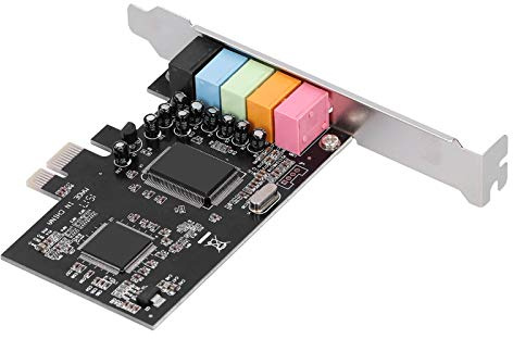 SUNGOOYUE Carte Son PCI Express 5.1, Surround 6 Canaux Full Duplex avec Puce CMI8738, Compatible 7 Vista XP 32 64 Bits pour Ordinateur de Bureau