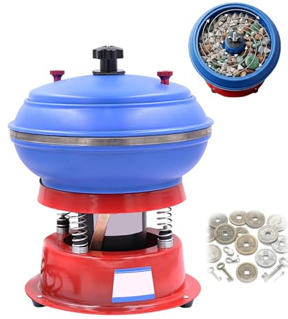 Koyike Buratto Vibrante 3.5L per Gioielli E Metalli 2500RPM, Pulitrice Ad Alta Frequenza per Pulizia Parti Meccaniche, Macchina Professionale con Motore Potente da 50W.