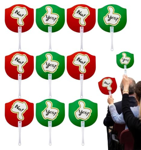 Roliga stämningstavlor | 10 stycken dubbelsidiga ja- och nej-svarleksaker | stämningstavla | för elever lärare skola klassrum evenemang och sammankomster