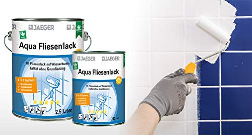 Jaeger Aqua Fliesenlack 875 weiss 0,75l