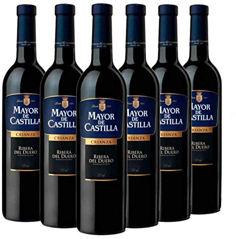 Mayor de Castilla Crianza - Vino Tinto D.O Ribera del Duero - Caja de 6 Botellas x 750 ml