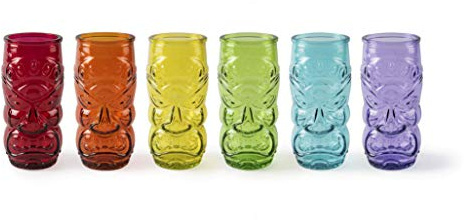 Excelsa Set mit 6 Gläsern TIKI MULTICOL.