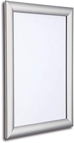 Linno® A4 silberner Schnapprahmen für Poster und Notiztafel, 1 Stück