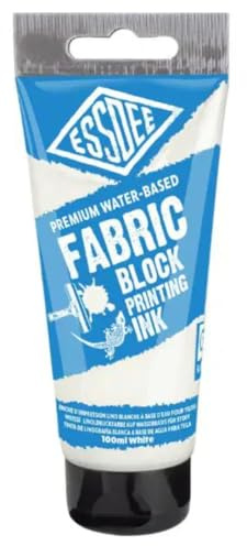 Essdee Fabric Printing Ink, White, 150ml