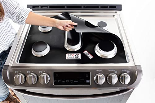 StoveGuard Model# NX58K9850SS, USA Made Custom Designed and Precision Cut Gas Stove Top Cover, Compatible With 5-Burner Samsung Gas Range, Stove Top Protector