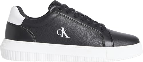Calvin Klein Jeans Chunky Cupsole dam snörning MON LTH WN sneakers, svart, 3,5 UK, Svart, 36.5 EU