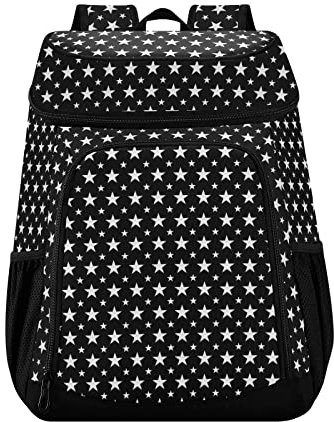 Simple Stars Kühlrucksack Isolierte Lunchtasche Große Kapazität Rucksack für Damen Herren Camping Wandern Strand Picknick Arbeit Uni Büro
