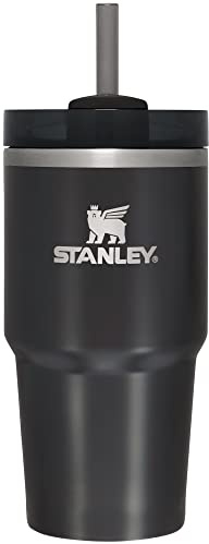 Stanley Quencher H2.0 FlowState Stainless Steel Vacuum Insulated Tumbler with Lid and Straw for Water, Iced Tea or Coffee, Smoothie and More, 10-10826-029, Holzkohle Glow