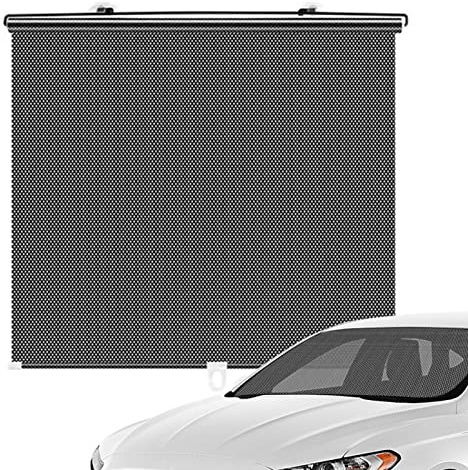Tenda Parasole Retrattile Rianpesn per Finestrino Auto - Visiera per Protezione da Raggi UV e Calore - Accessori Interni per Auto