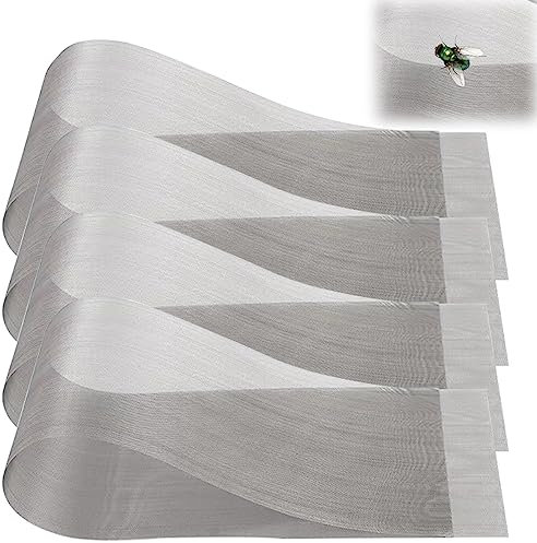 4 Stück drahtgitter feinmaschig, 30*21cm 20 Edelstahl Gitter Netz Lüftungsgitter Metall Nagerbekämpfung 304 Edelstahl Drahtgeflecht Insektengitter Schädlingsschutzgitter, hartes und hitzebeständiges