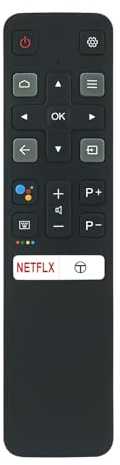 VINABTY ADRC802V FUR4 Remplacement de la télécommande vocale appropriée TCL Smart LED TVs 06-BTZNYY-ADRC802V D83 70P8M 55P8S 85P8M 43P8M 40S6800FS 43S6800FS 32S6800S