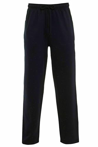 Beach Stone® Pantaloni da jogging da uomo, pantaloni sportivi casual in pile, pantaloni da jogging con fondo aperto, tasche con cerniera, orlo aperto elasticizzato, pantaloni da jogging classici