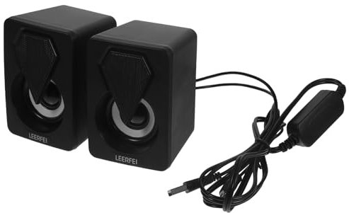 Uonlytech Altavoces De Computadora USB para Ordenador Altavoces Pequeños para Computadora para Pc Multiusos para Oficina Altavoz Caja De Altavoz