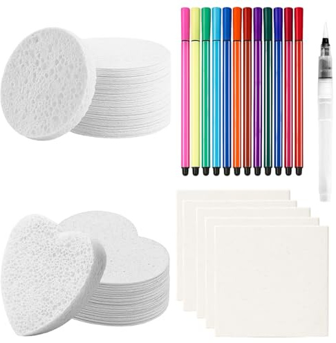 28-teiliges DIY-Set Für 3D-Stift-Kunst, Magic Puffy Paint Mit Malschwämmen Für Kinder, Kreatives Schaumstoff-Malset Mit 12 Farben Und Wasserpinsel, Ideal Für Schule Und Bastelprojekte