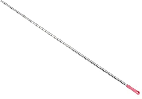 SOIMISS Mango de Escoba Metálico con Varilla de Conexión Accesorio de Repuesto para Escoba Empuñadura Cómoda Compatible con Cabezales de Barredora para Limpieza de Suelos Color Aleatorio