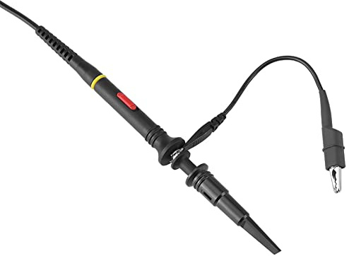 CHICIRIS Sonde D'oscilloscope de Haute qualité 200 MHz pour Clamp/Holder de Test BNC P2200 /X1 Masse pour Les Passionnés D'électronique et Les Ingénieurs Noir