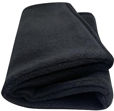 Wollhuhn Cálido Niño/Niña NUESTRO LOOP/Bufanda tubular/Bufanda de dos capas de forro polar para girar, Color negro., talla única