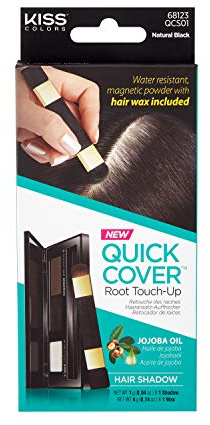 Kiss Quick Cover Root Touch Up Hair Shadow (Natural Black)