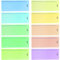 10 x Tiras guiadas de lectura de colores para la dislexia - Superposiciones de colores – Reglas de seguimiento de lectura para dislexia Irlens, TDAH y estrés visual