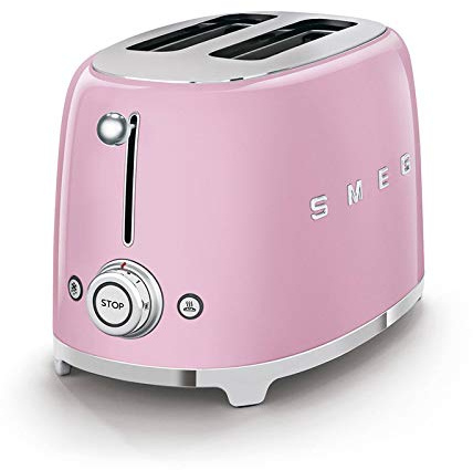 Smeg Tostapane TSF01PKEU, Rosa Pastello