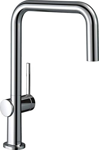 hansgrohe Küchenarmatur Talis M54 (Wasserhahn Küche, 360° schwenkbar, hoher Komfort-U-Auslauf 220mm, Standardanschlüsse) Chrom