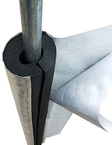 QQXY Pipe Insulation Foam Tube,heat Tape For Water Pipes, Water Pipe Insulation Self-Adhesive, Air-Conditioning Insulation Pipe,Flame Retardant/Waterproof/Easy To Install