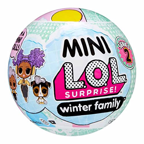 L.O.L. Surprise! OMG Mini Family Collection - SORTIMENT - Modepuppen, Lil Sis und Pets als Miniatur Nachbildungen in typischen Outfits - 2-in-1 Spielset - Für Kinder & Sammler ab 4+ Jahren