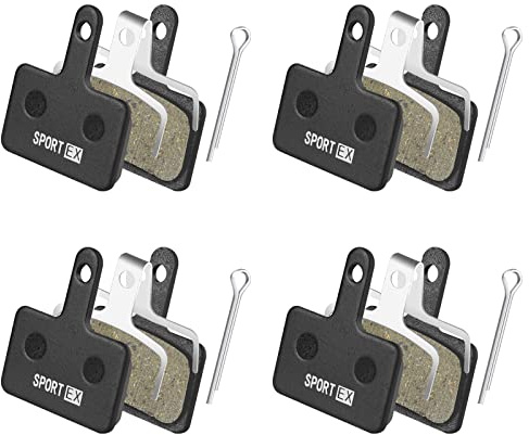 Ainiv Bremsbeläge, Bremsbeläge Fahrrad, 4 Paare Bremsbelag, Bike Beläge, Scheibenbremsbeläge, Harz Halbmetall Mountainbike Scheibenbremse Fahrrad, Andere Gleiche Desgin Mountainbike