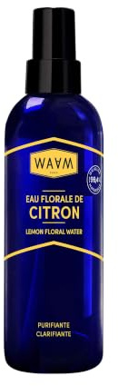 WAAM – Eau Florale de Citron à l'aloe vera – Clarifiante et Purifiante – 200ml