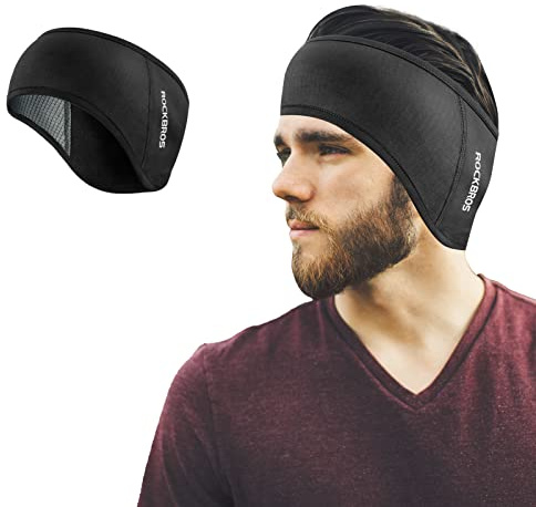 ROCKBROS Calentador de Orejas a Prueba de Viento, Diadema Deportiva Térmica de Invierno para Hombre y Mujer para Ciclismo Running Moto Deportes