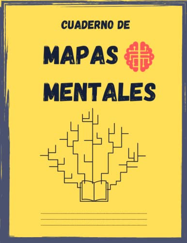 Cuaderno De Mapas Mentales: Mapas Mentales en blanco para el Pensamiento Visual | Plantillas de Mapas Mentales en blanco para Organizar Pensamientos e ideas | Practicar el Brainstorming