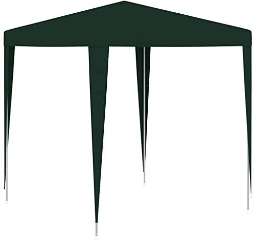WIFESE Tendone da Giardino 2x2 m Verde Tenda per Feste Ampia Gamma di Impiego Gazebo Professionale Padiglione Cortile Esterno Adatta per Feste Barbecue Mercati Eventi Sportivi con Famiglia
