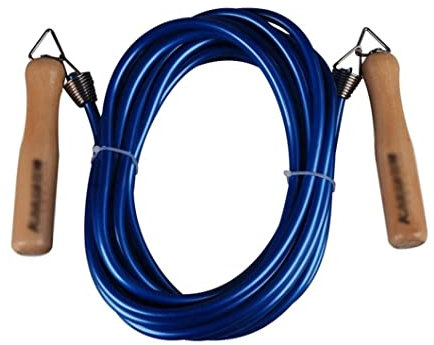 Seilspringen Sprungseil Verstellbares Springseil, Verwicklungssicher, Langlebig, Sehnenverwicklungsfrei, Fitnessstudio, Fitnesstraining, Holzgriff, Springseil Jump Rope (Color : B, Size : 300cm)