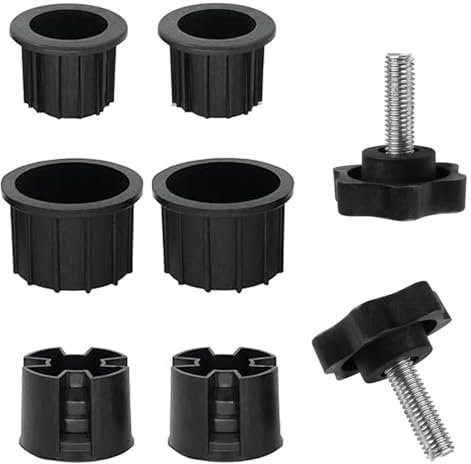 Ompinda Patio Umbrella Base Stand Stabilizer Sleeve, 8 Pcs Outdoor Umbrella Base Replacement Parts Parasol Umbrella Hole Ring Plug Cover for Umbrella Pole