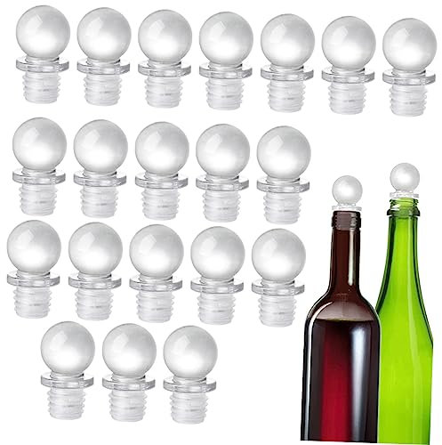 NULYLU 20pièces Bouchons Verre Pour Flacons Aromathérapie Capsules Distributrices Pratiques Pour Parfums Et Cosmétiques Bouchons Verre Au Design Unique