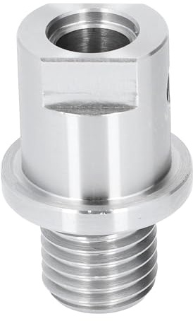 ViaGasaFamido Lathe Headstock Spindle Adapter, Alloy Steel 1in X 8TPI Male to 5/8in X 10TPI Female Thread Adapter for Woodworking Lathe Chucks and Faceplates