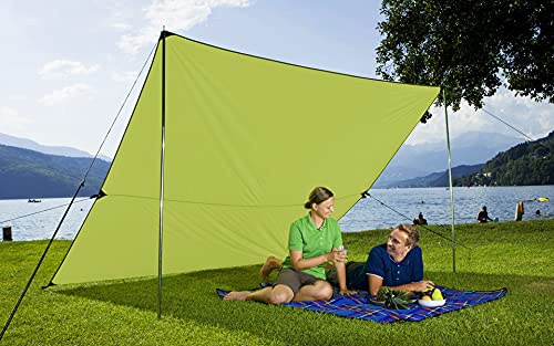 Berger | Pare Vent de Camping | Brise Vue Jardin Plage | Paravent Exterieur | Coupe Vent | Plage Jardin Balcon | Accessoire Camping Car | Pare-Vent Camping | 3 x 4m | Vert
