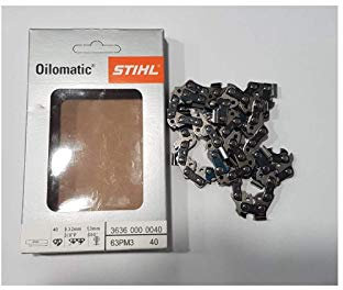 Stihl Catena OILOMATIC, 40 Maglie 3/8', Spessore 1,3 .050, 36360000040, per Barre - SPRANGHE 25 CM