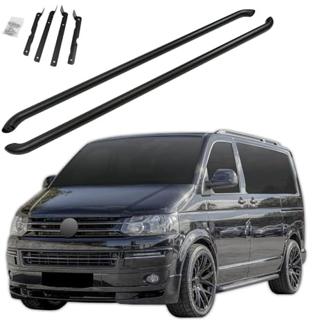 J&J AUTOMOTIVE Marche-Pieds Latéraux Volkswagen Transporter T5 Swb
