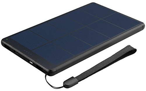 Sandberg Urban Solar Powerbank 10000 | Banque d'alimentation avec Panneau Solaire 5V | 4 Frais de téléphone | Énergie Solaire Verte | USB-C USB-A | Double Charge | Chargeur Portable Haute capacité