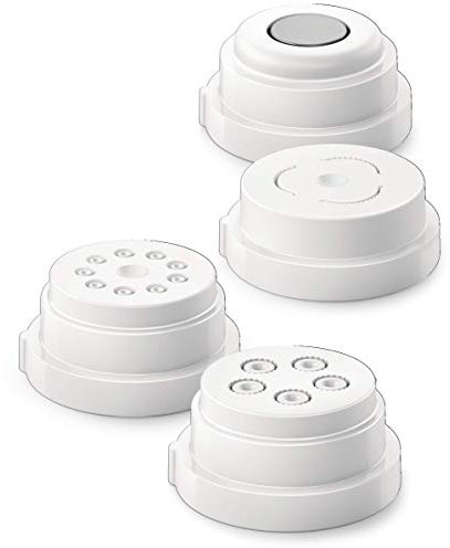 Philips Kitchen Appliances Avance Pasta & Noodle Maker 4-in-1 Accessory, Unique Design, Shape kit- Shells and Paccheri, Rigatoni, & Macaroni (HR2494/00)