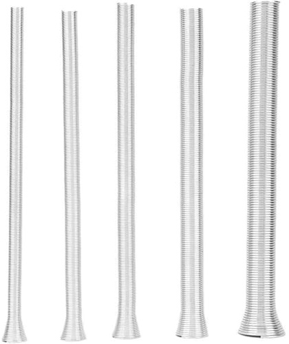 Wincal Spring Tube Bender-5pcs 21cm Super Elastic Steel Spring Tube Bender Bender Curvatrice Tubo in PVC per Piegare