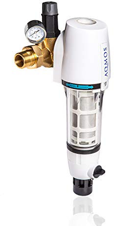 Rückspülfilter 1 Aqmos mit Druckminderer Wasserfilter Filter Hauswasserfilter
